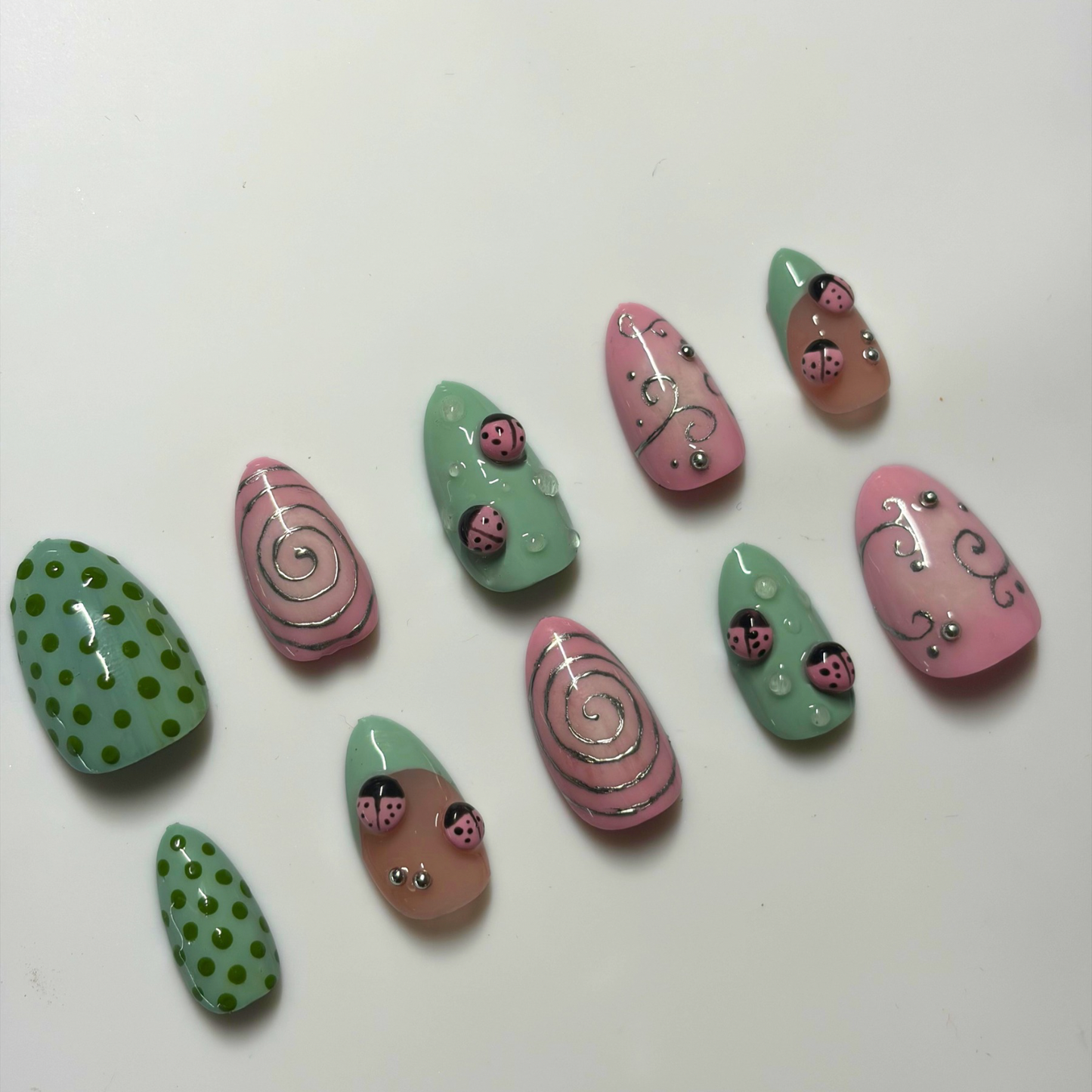 Pink lady bugs