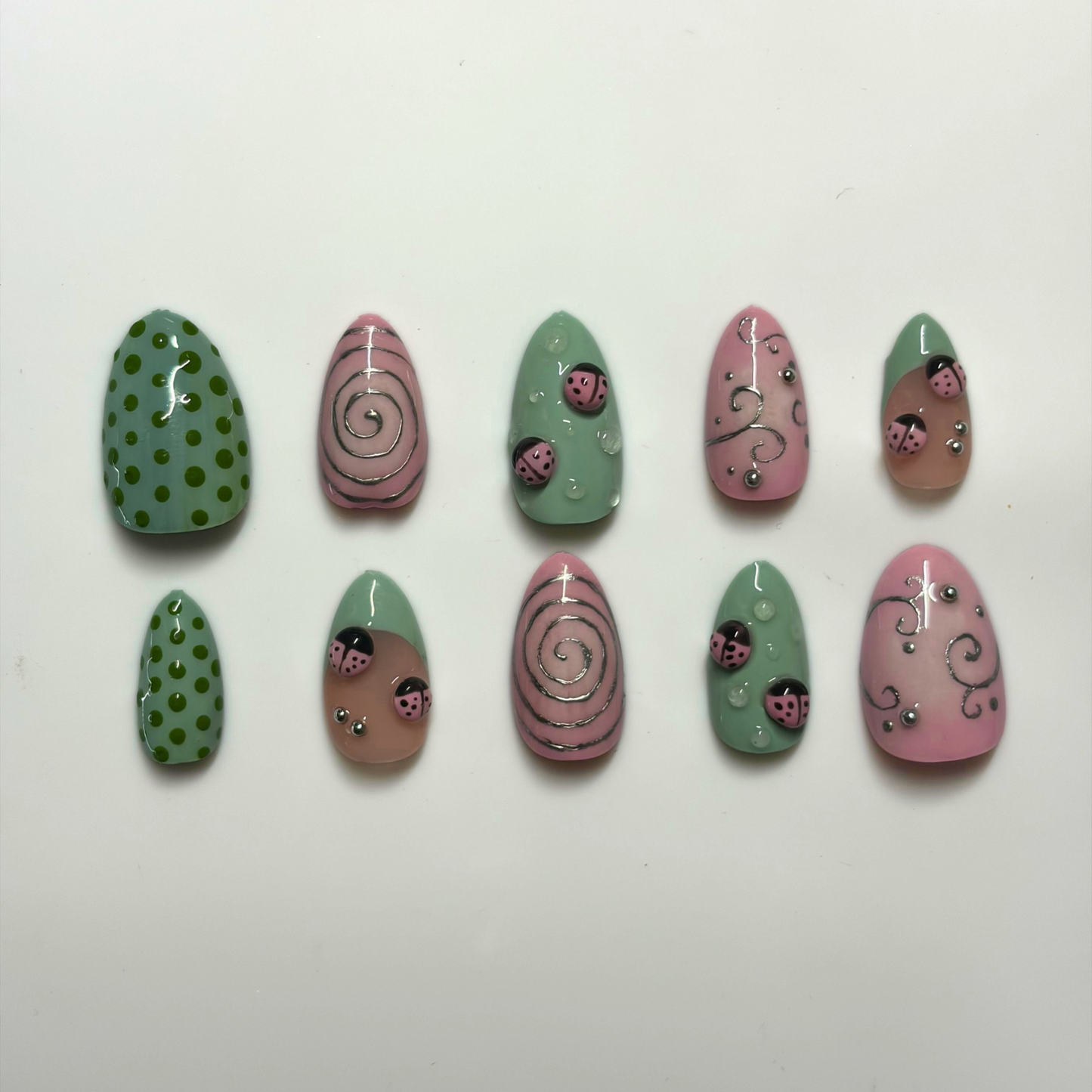 Pink lady bugs