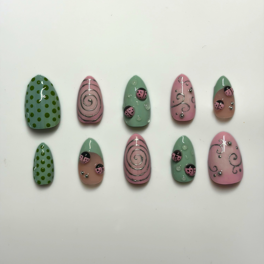 Pink lady bugs